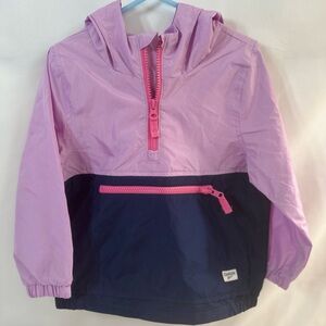 OshKosh B'gosh Lavender and Navy Hooded Jacket